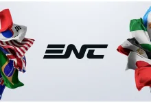 Esports Nations Cup logo surrounded by national flags