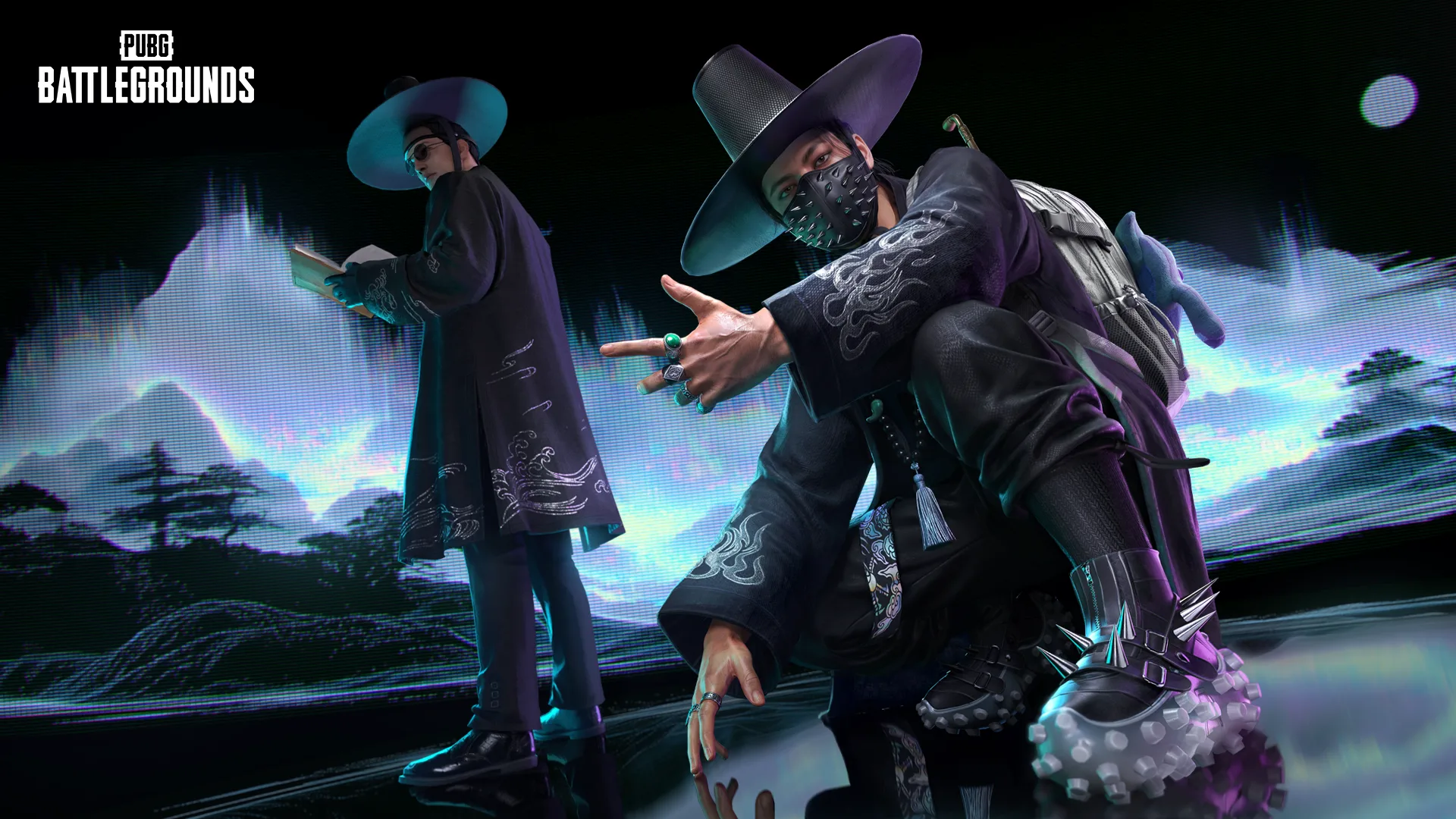 FINAL PASSAGE character cosmetics in a dark cathedral