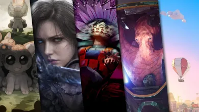 Collage of characters and scenes from PlayStation games featured in the Gamescom Opening Night Live announcements.