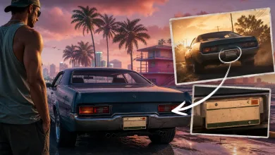 GTA 6 Artwork May Show Jason's Car With a Familiar Plate