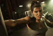 Lucia trains in a boxing gym in Grand Theft Auto VI