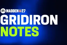 Madden NFL 27 Gridiron Notes graphic with the Madden NFL 27 logo and large white and green title text
