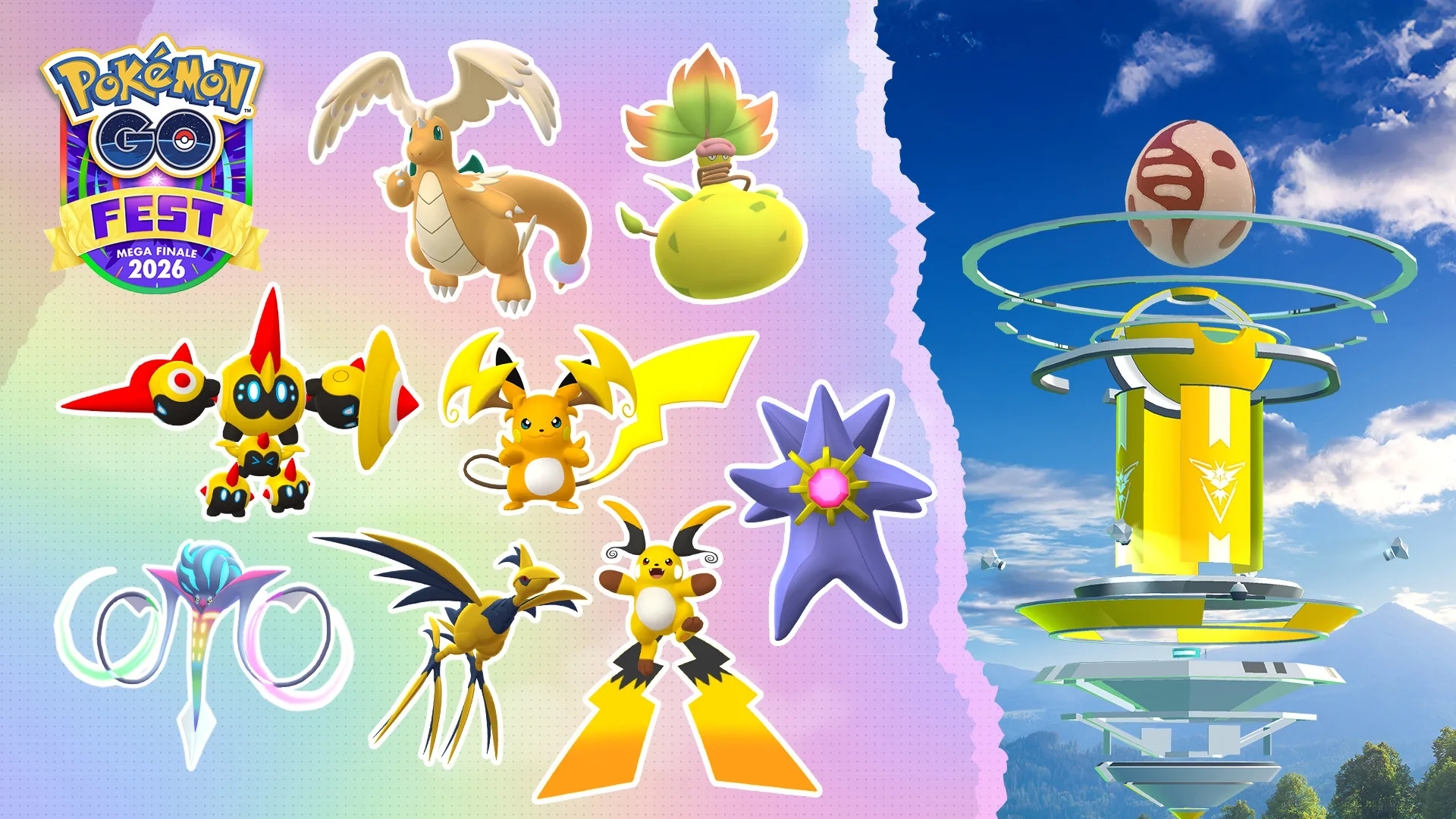Mega Evolution artwork featuring Kalos first partner Pokémon