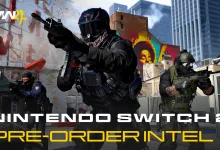 Modern Warfare 4 soldiers shown in a Nintendo Switch 2 pre-order intel graphic