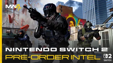 Modern Warfare 4 soldiers shown in a Nintendo Switch 2 pre-order intel graphic