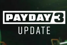 PAYDAY 3 Update graphic for the 3.8.1 hotfix