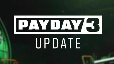 PAYDAY 3 Update graphic for the 3.8.1 hotfix