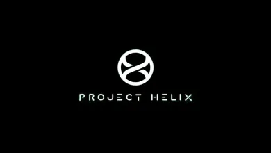 Project Helix logo displayed on a black background