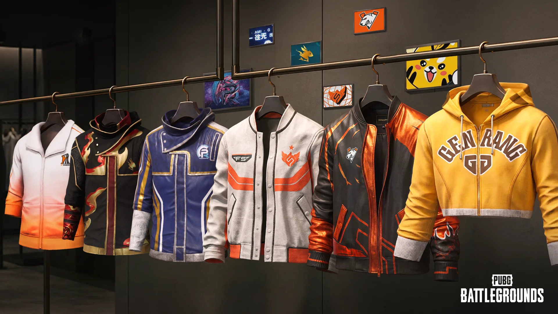 PUBG esports Global Partner Team jackets