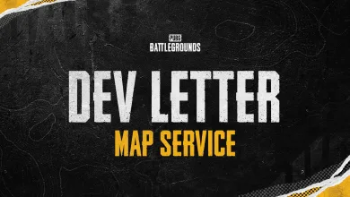 PUBG: Battlegrounds Dev Letter graphic reading Map Service