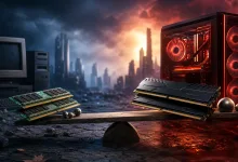 RAM is cheaper per gigabyte than in 2007—but a high-end gaming PC now costs four times as much to equip