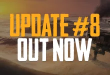 SAND: Raiders of Sophie Update #8 Out Now graphic over a desert scene with a Trampler