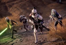 Star Wars Zero Company squad moving through a battlefield