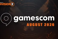 The Division 2 Gamescom graphic announcing an August 2026 appearance
