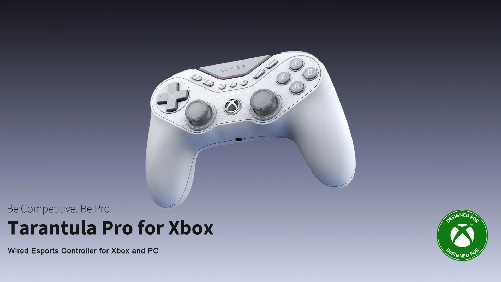 White GameSir Tarantula Pro controller for Xbox and PC