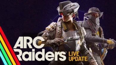 Two ARC Raiders characters shown in official Live Update artwork