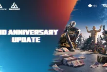 Delta Force operators gathered beside reward crates in 2nd anniversary update artwork
