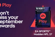 EA Play reward pack displayed for EA SPORTS Madden NFL 27