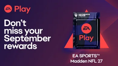 EA Play reward pack displayed for EA SPORTS Madden NFL 27