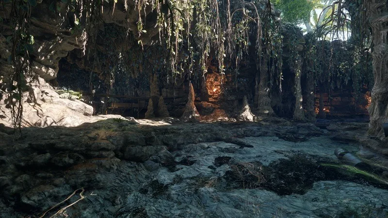 Enlisted forest scene with PTGI disabled