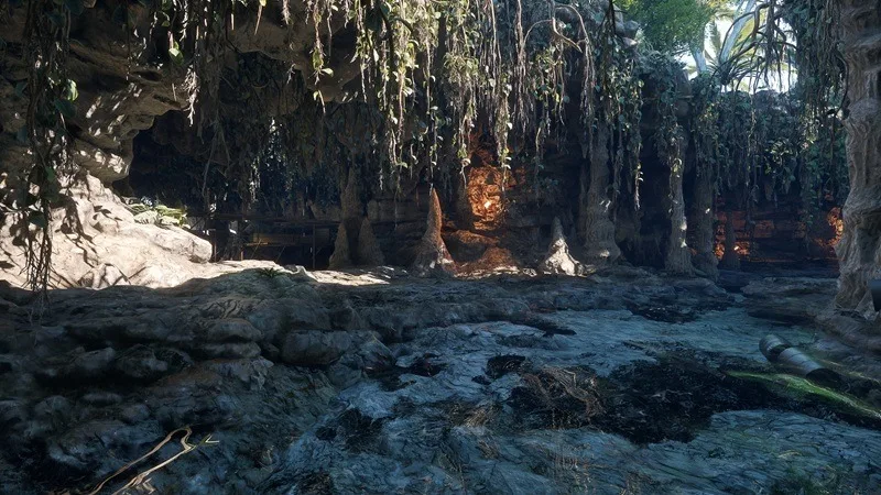Enlisted forest scene with PTGI enabled