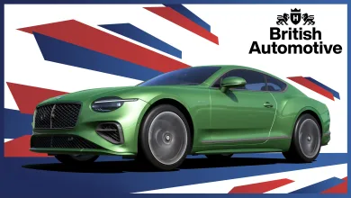 Green Bentley coupe in Forza Horizon 6 British Automotive series artwork