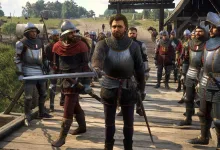 Henry stands among armored soldiers in Kingdom Come: Deliverance II.