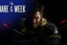 Logan crosses his claws in a dark portrait from Marvel's Wolverine.