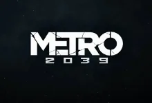 The Metro 2039 title logo centered against a dark background.