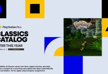 PlayStation Plus Classics Catalog graphic showing a game screenshot and availability for Premium subscribers.