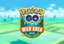 Pokémon GO Wild Area 2026 Sendai • Tohoku emblem displayed over a blurred Pokémon GO map background