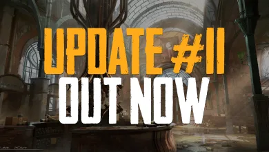 SAND: Raiders of Sophie Update #11 graphic over an interior ruin scene