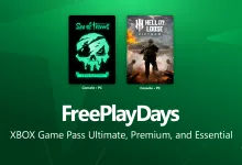 Official artwork showing Sea of Thieves and Hell Let Loose: Vietnam for the Xbox Free Play Days promotion