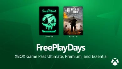 Official artwork showing Sea of Thieves and Hell Let Loose: Vietnam for the Xbox Free Play Days promotion