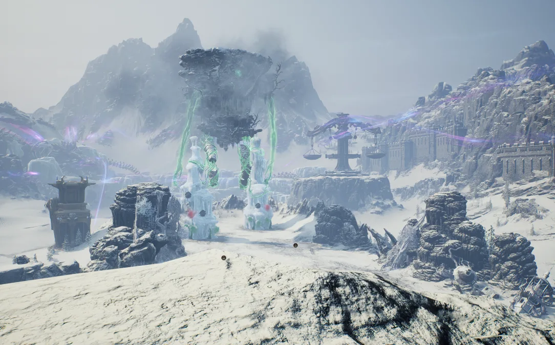 Snow-covered area where Vegamor events take place