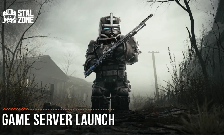 STALCRAFT: X armored soldier holding a rifle in a foggy Zone