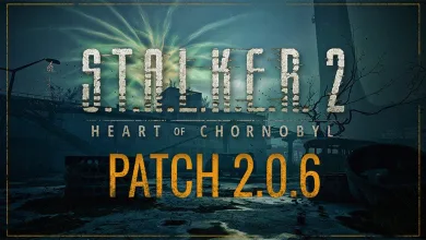 S.T.A.L.K.E.R. 2: Heart of Chornobyl Patch 2.0.6 graphic over a dark industrial Zone scene