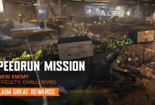 An armed Division: Resurgence agent moves through a dim indoor combat area during the A New Enemy mission