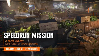 An armed Division: Resurgence agent moves through a dim indoor combat area during the A New Enemy mission
