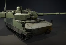 The Harimau tracked light tank shown in War Thunder