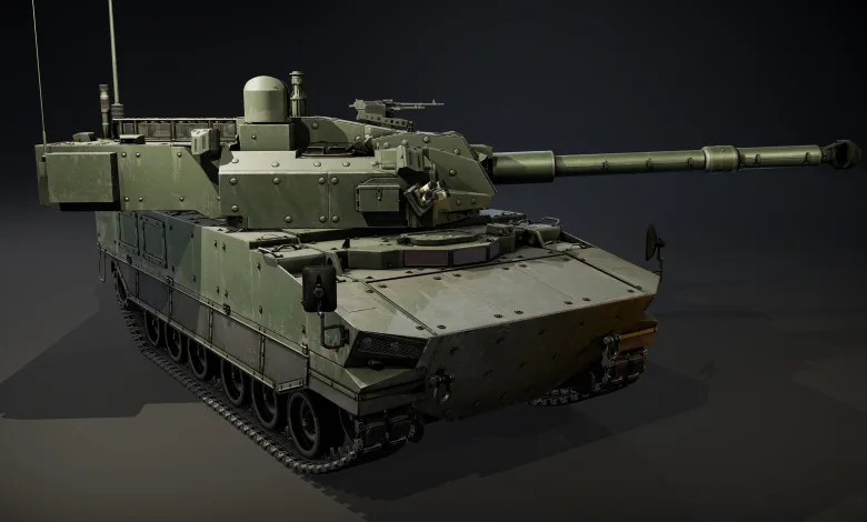 The Harimau tracked light tank shown in War Thunder