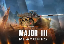 War Thunder tank artwork for the WTCS Major III playoffs