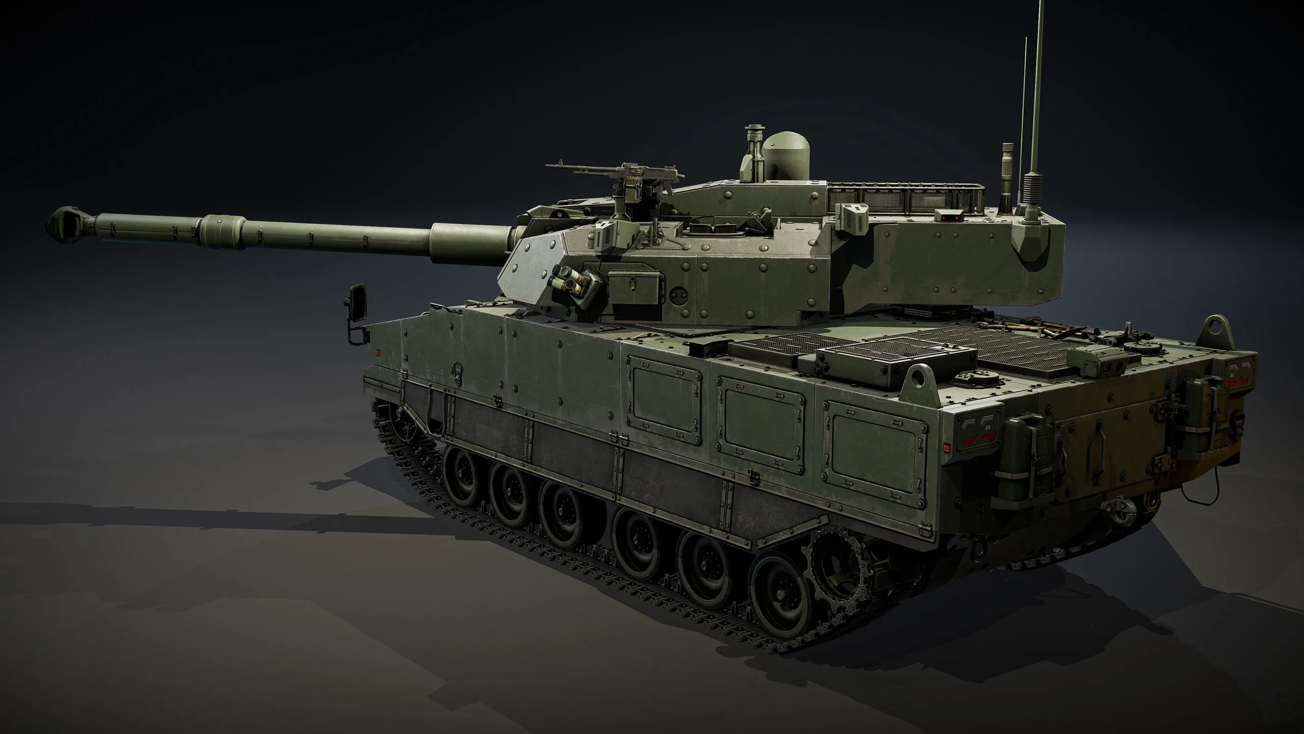 War Thunder's Harimau light tank viewed from the rear