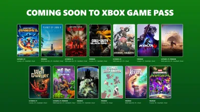 A green Xbox Game Pass lineup graphic displays games arriving in September 2026, including Minecraft Dungeons II, Dune: Awakening, and Gears of War: E-Day.
