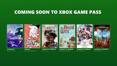 Xbox Game Pass lineup showing upcoming September 2026 games including Shelldiver, Call of Duty: Black Ops Cold War, The Royal Writ, and RuneScape: Dragonwilds