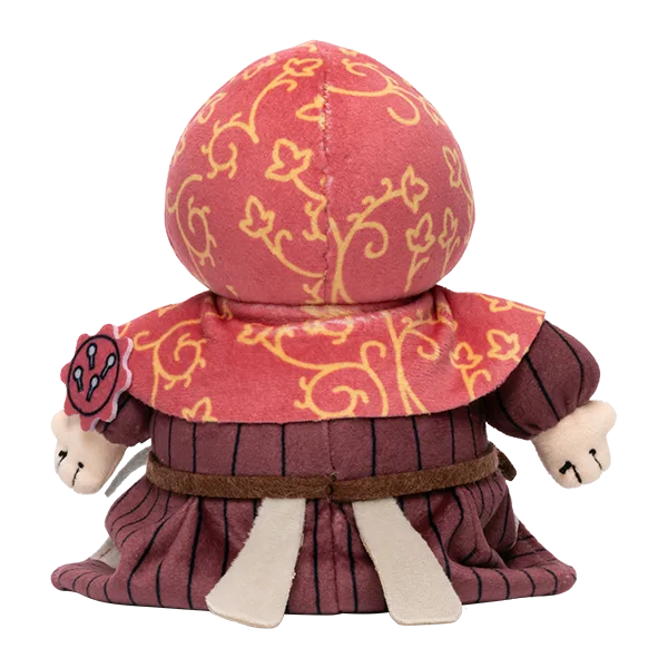 Back view of the Beatrice the Tailor plush