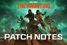 Call of Duty: Black Ops 7 operators stand among zombies in a green, foggy scene.