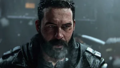 Close-up portrait of Captain Price in Call of Duty: Modern Warfare 4.