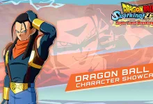 Android 17 poses in Dragon Ball: Sparking! ZERO GT character showcase artwork