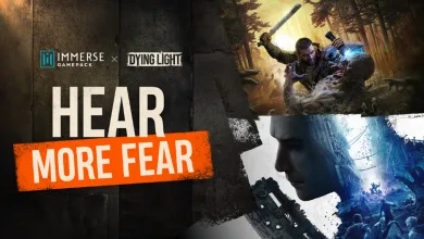 Immerse Gamepack and Dying Light branding beside scenes from Dying Light: The Beast and Dying Light 2.